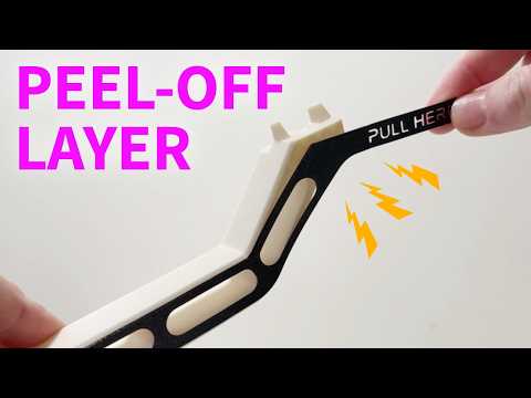 How to 3D Print Warp-Free on any Printer! Peel-off Layer Trick.