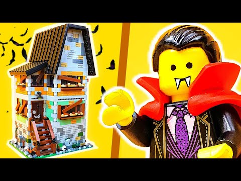 I Built a LEGO Haunted House...