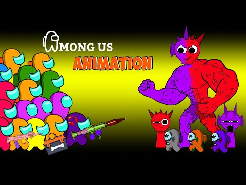 어몽어스 Among Us VS CRAZY SPRUNKI Madness OC | AMONG US FUNNY ANIMATION