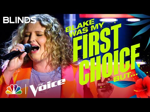 Coaches Fight over Kate Kalvach Singing Kacey Musgraves' "Rainbow" | The Voice Blind Auditions 2022