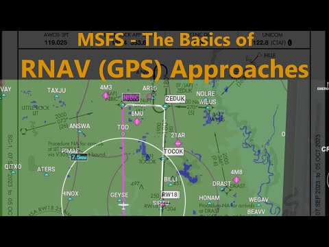 MSFS RNAV (GPS) Approach Basics (AH IFR flight lesson 8.1)
