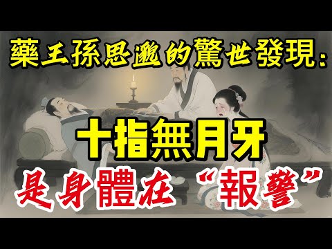 藥王孫思邈的驚世發現：十指無月牙，是身體在“報警”！他從一個將死之人的指甲上，悟出了千年養生天機|養生|打坐冥想|道家|佛教 |佛學知識|修心修行|禪悟人生 |南無阿彌陀佛|談佛道安