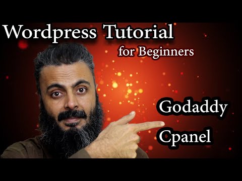 Wordpress Tutorial for Beginners using Cpanel Godaddy