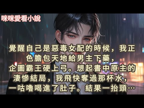 覺醒自己是惡毒女配的時候，我正色膽包天地給男主下藥，企圖霸王硬上弓,想起書中原主的淒慘結局，我飛快奪過那杯水，一咕嚕喝進了肚子,結果一抬頭…#一口气看完 #小说