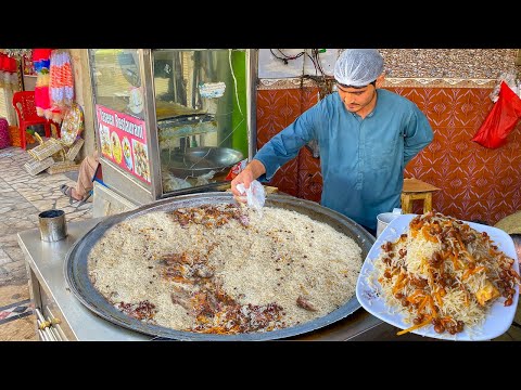 AFGHANI PULAO RECIPE | Original 130+ KG Kabuli Pulao Recipe | Pakistan Street Food Qabili Plav