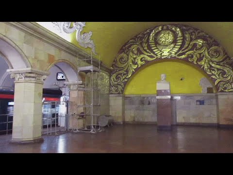 Метро Киевская до станции Комсомольская, город Москва.