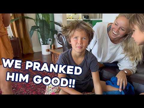 WE PRANKED MANILLA ON HIS BIRTHDAY!!