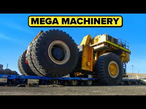 Transporting a Mega Mining Truck Over Melting Roads