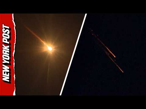 Sirens BLARE as Iranian Missiles Carrying Cluster Warheads Seen in Tel Aviv and West Bank