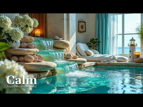 Relaxing Music + Water Sound 🌿 Deep Sleep Music for Calm Mind, Spa Ambience, Yoga & Insomnia Relief