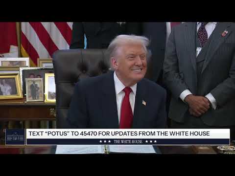 President Trump Participates in a Swearing-in Ceremony for the Ambassador to the Republic of India