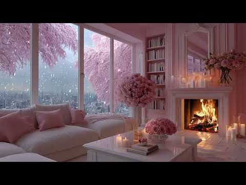 Cozy Fireplace Atmosphere ✨ Soft Piano Music & Fireplace Sounds for Deep Relaxation