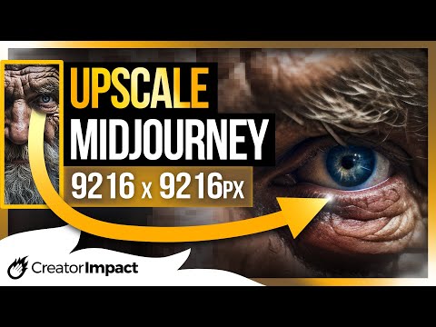 How to Upscale Midjourney Images for MAX RESOLUTION (V5 & V5.2)