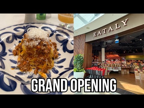 Eating at Florida's FIRST Eataly! | Aventura Mall