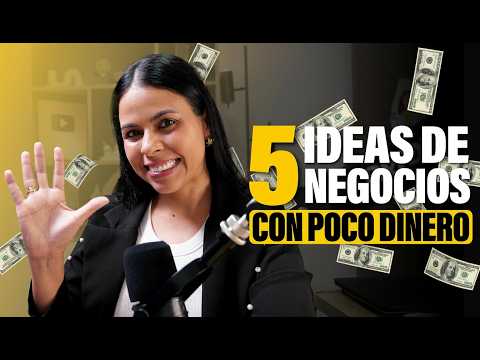 5  Negocios Rentables para MUJERES 😱¡CON POCO DINERO!