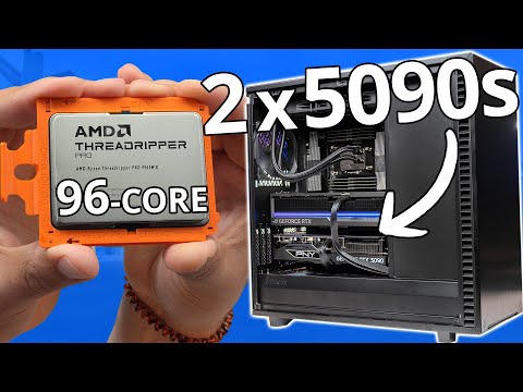 Let's Build A Double 5090 Threadripper PRO Workstation PC at Micro Center