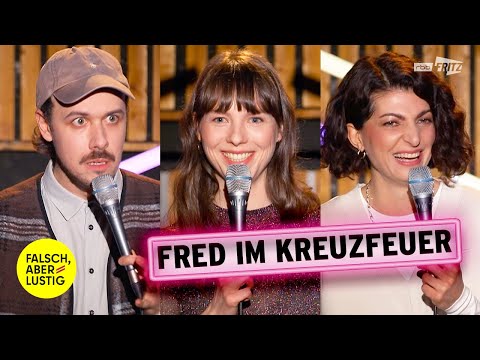 Shots fired: Filiz Tasdan & Emilia Suchlich vs. Fred Costea | falsch, aber lustig | Moritz Neumeier