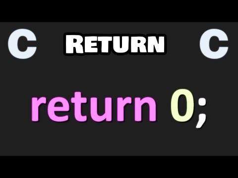 Return statements in C are easy! 🔙