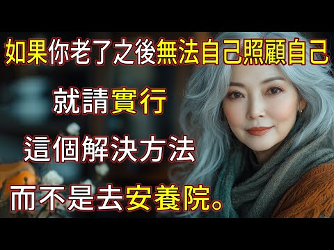 我83歲了，不需要依靠孩子，也不需要去安養院──這個解決方法改變了我的人生。給高齡者的健康建議 | 老年 | 老年問題 | 老年對策 | 安心老年 | 照護