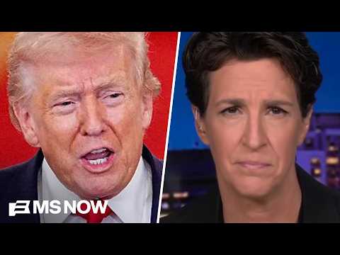 Maddow: Trump admits what the attack on Iran is really for
