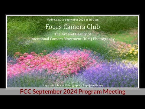 Stephanie Johnson - "The Art & Beauty of ICM Photography"