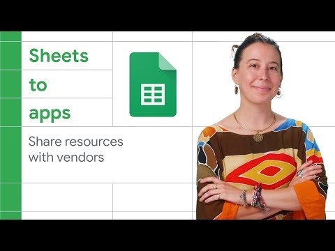 Streamline access to resources for vendors via Google Sheet