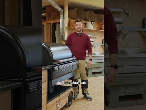 Meisterstück:  Dieser Tischler baut eine mobile Party Küche