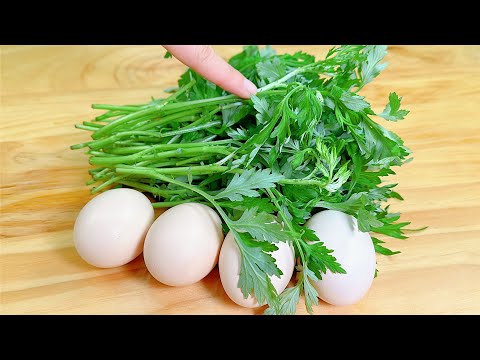 Wormwood leaves and eggs are a perfect match. I will teach you a unique method, no water and no oil
