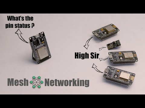 Mesh Networking demo on ESP8266 & ESP32 | LCSC