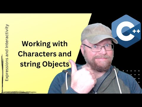 C++ Tutorial: Working with Characters and String Objects [7]