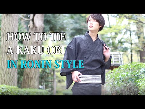 Kaku Obi in Ronin Style