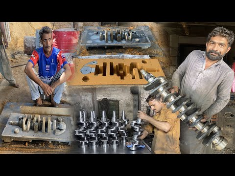 Amazing Production & Machining Process of Crankshaft in FACTORY | CRANKSHAFT Machine Shop