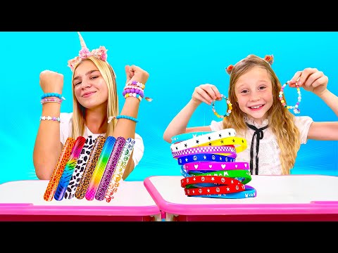 Настя старается подружиться с одноклассниками