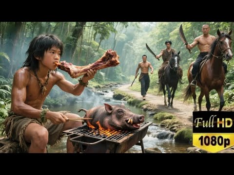 野人小夥竟力大無窮，以一敵百，瞬間秒殺全場！| Kung Fu | 功夫 | 動作片| 太極 | 趙文卓