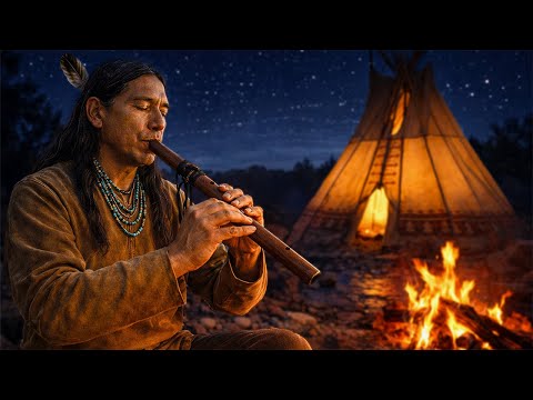 Embers of the Night – Healing Native American Flute for Deep Calm, Inner Peace & Gentle Sleep