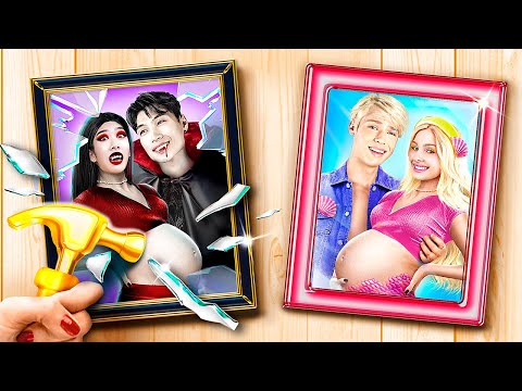 Terhes Vámpír vs Terhes Sellő! Extrém Átalakítás Vámpírból Sellővé!