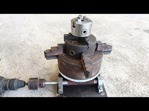 Not many people know how to make a dividing head for a Milling machine from waste