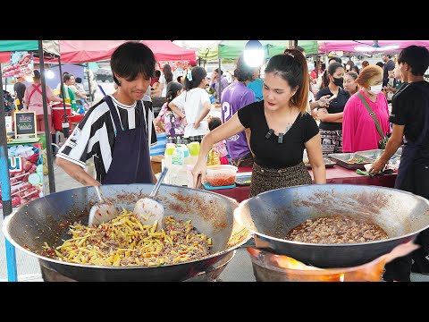 Sold out in 2 hours! Various Stir Fried with holy basil by 19 years old chef | Thai street Food
