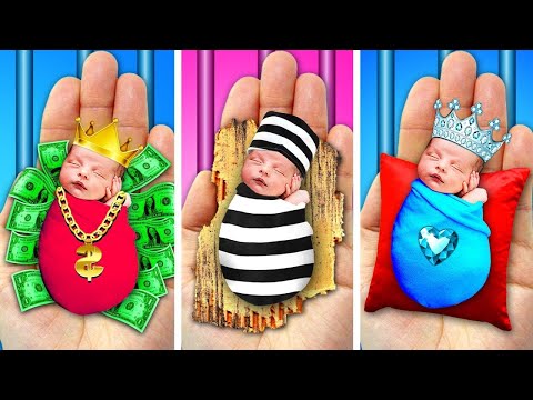 🤰 ¡Tipos de Embarazadas con Dinero! 💰 Situaciones Graciosas y Hacks