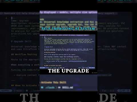 My AI upgrades itself. Here's how.