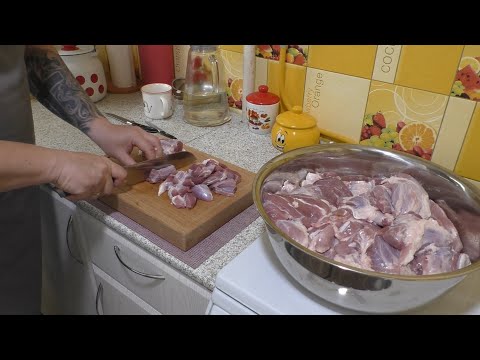 Рецепт домашней тушёнки из свиной рульки в автоклаве Вейн с автоматикой.