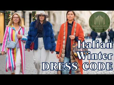 🍁 Milan Fashion Trends in December 2025 🇮🇹: Italian Winter Street Style