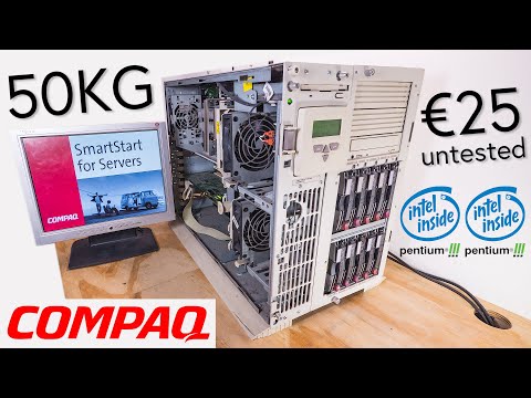 1999 Compaq Proliant 3000, First Boot & SCSI Raid Setup