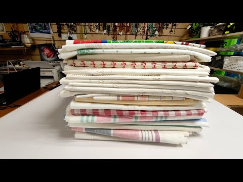 12/18/25. Linen for towels, tablecloths, sheets
