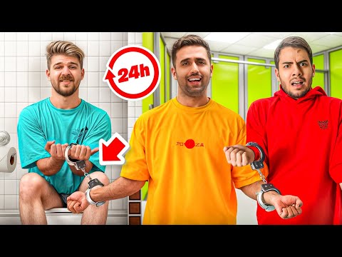 سخت ترین ۲۴ ساعت عمرمون ،با دستبند ب هم وصل بودیم 🔞😈