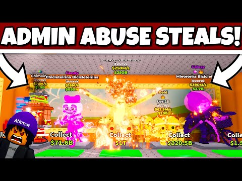 I STOLE ANOTHER DRAGON DURING ADMIN ABUSE WITH “BEANIE METHOD” | STEAL A BRAINROT