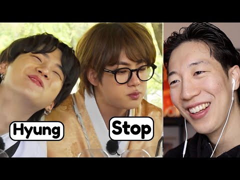 JIN being FRUSTRATED with BTS