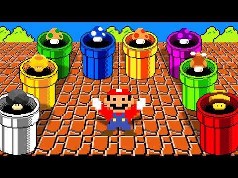 If Mario had more custom Pipes All Mushroom?