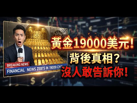 黃金19000美元背後真相？揭秘【貨幣崩潰】隱藏的殺局？沒人敢告訴你！一旦【這個引信】被點燃，金價將開啟失速暴漲模式。