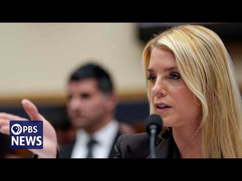 WATCH: Bondi doesn't answer lawmaker questions on investigations into Epstein's co-conspirators